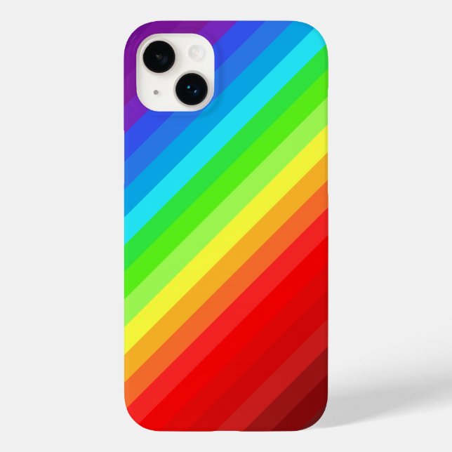 Frische Farben Design Regenbogen Case-Mate iPhone Hülle (Rückseite)