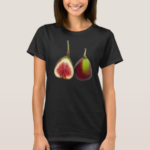 Frische Feigen Obst Pflanzlich Vegan Vegetarisch T-Shirt