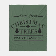 Frische, frohe Weihnachtsbäume