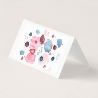 Frische Frucht-Aquarellkarte