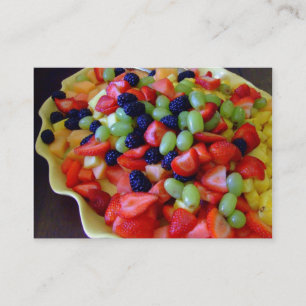 Frische Frucht-Visitenkarte Visitenkarte