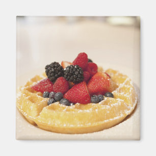 Frische Fruchtwaffel Magnet