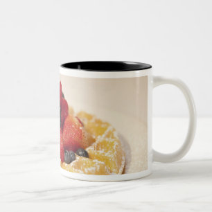 Frische Fruchtwaffel Zweifarbige Tasse