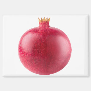 Frische ganze rote Granatapfelfrucht Gesundes Lebe Magnet