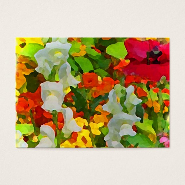 Frische Gartenfarben ATC (Vorderseite)