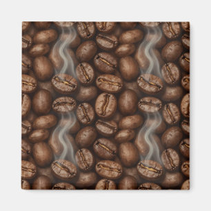 Frische geröstete Kaffeebohnen-Dampf-Aroma Magnet