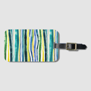 Frische gestrichene Streifen Gepäckanhänger