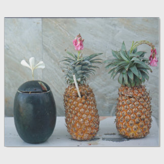 frische gesunde Ananas Geschenkpapier