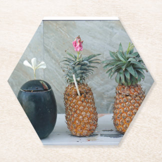 frische gesunde Ananas Untersetzer