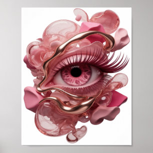 Frische Gold ABSTRACT ART Gestaltung Poster