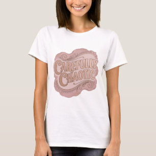 Frische Gold SORGFÄLTIG CHAOTISCHE moderne Gestalt T-Shirt