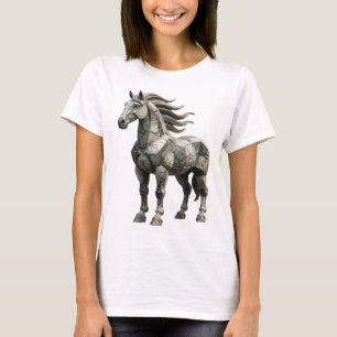 Frische graue ABSTRACTE KUNST Abstrakte Gestaltung T-Shirt