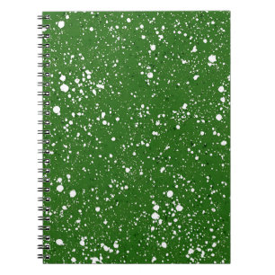 Frische grüne Marmornotebook Notizblock