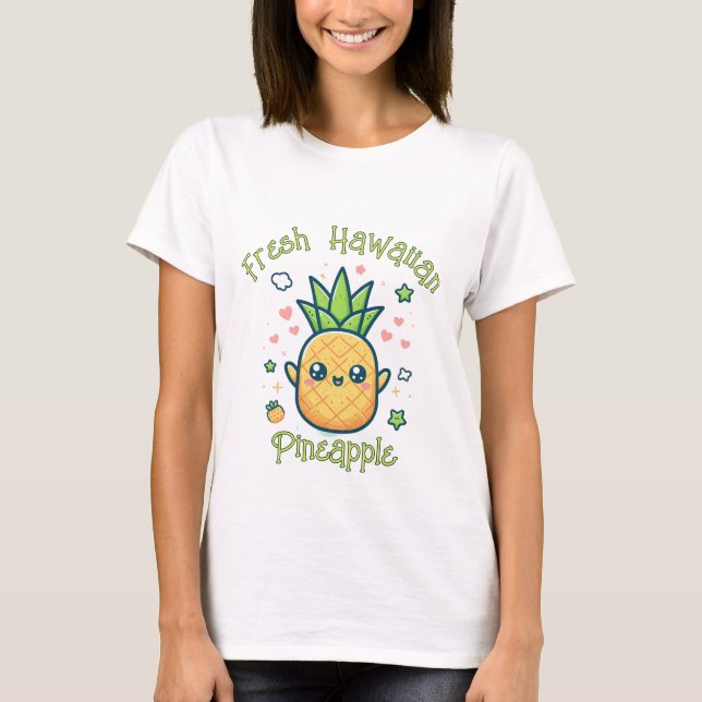 Frische hawaiianische Ananas T-Shirt (Vorderseite)