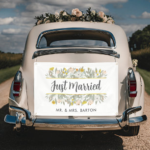 Frische Hochzeit Auto Banner