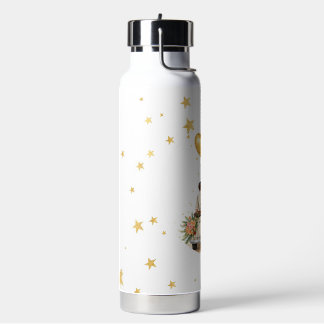Frische Hochzeit Brautpaar Trinkflasche