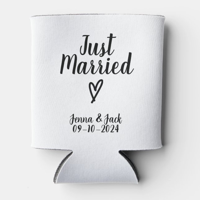 Frische Hochzeit Dosenkühler (Vorderseite)