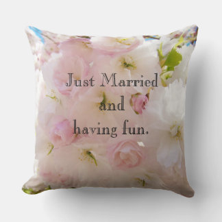 Frische Hochzeit Kissen und lustige Hochzeitsgesch