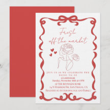 Frische Hochzeitsdusche mit Blumenmotiv
