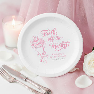 Frische Hochzeitsdusche Pink Garden Fresh Off The Pappteller