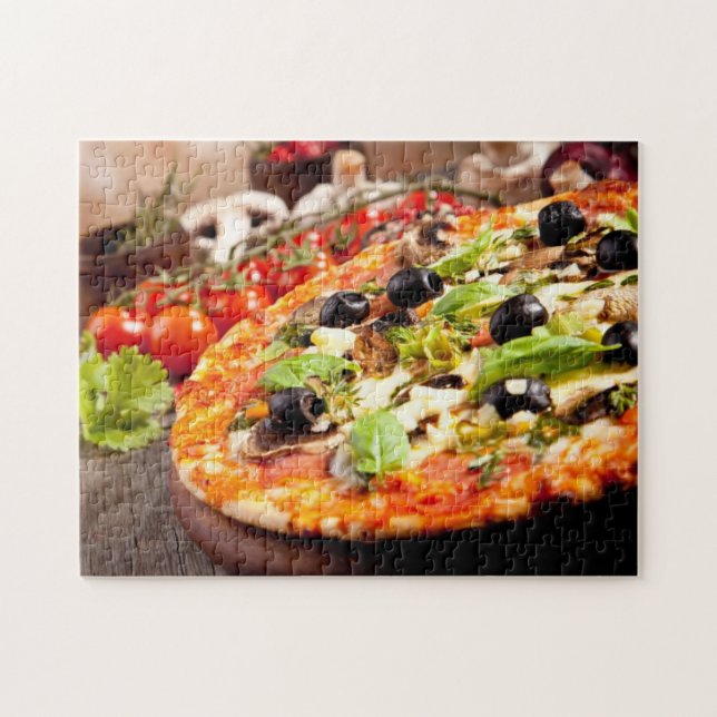 Frische italienische Pizza Puzzle (Horizontal)