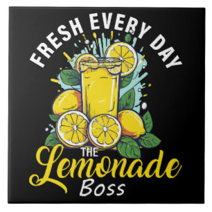 Frische jeden Tag The Lemonade Boss Fliese