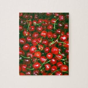 Frische Kirschen Muster Puzzle