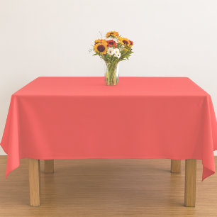 frische, kräftige und lebendige Korallendekor im S Tischdecke