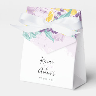 Frische Lavendel- und Zitronengeschenkbox Geschenkschachtel