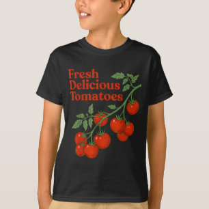Frische leckere Tomaten Lustiger Tomatenliebhaber T-Shirt