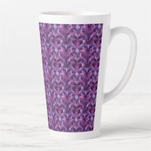 Frische Lila Töne Art Deco Grosse Latte Tasse