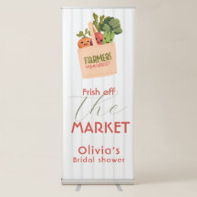 Frische Markt Banner, Brautparty Hochzeit