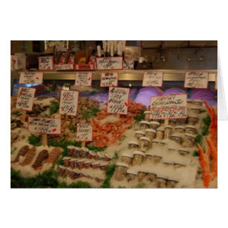 frische Meeresfrüchte