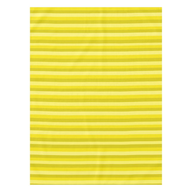 Frische Mod Gelbe Streifen Tischdecke (Vorderseite)