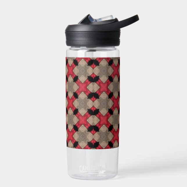 Frische, moderne schottische Kariert Trinkflasche (Links)