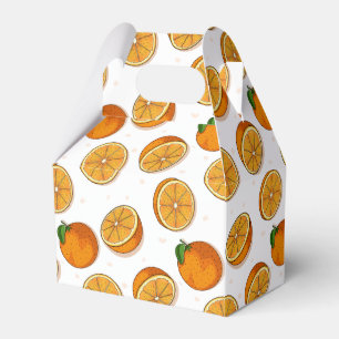 Frische Orangenfrüchte Zitrusfrüchte Pop Art Art A Geschenkschachtel
