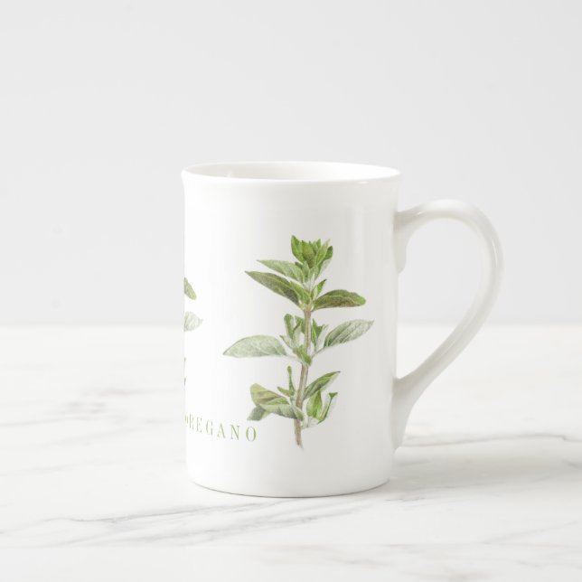 FRISCHE OREGANO Knochen-China Tasse (Rechts)