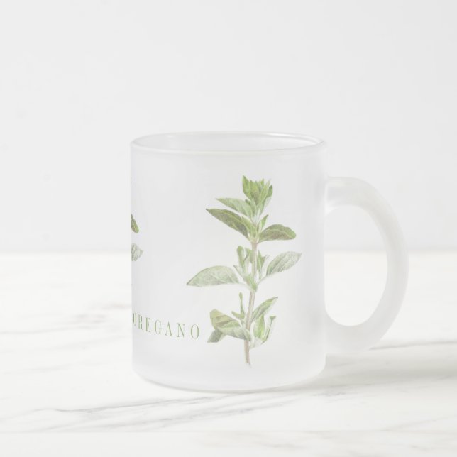 FRISCHE OREGANO Mattierte Tasse (Rechts)
