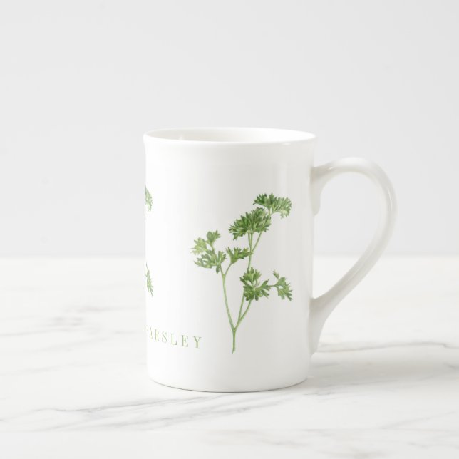 FRISCHE PARSLEY Knochen China Tasse (Rechts)