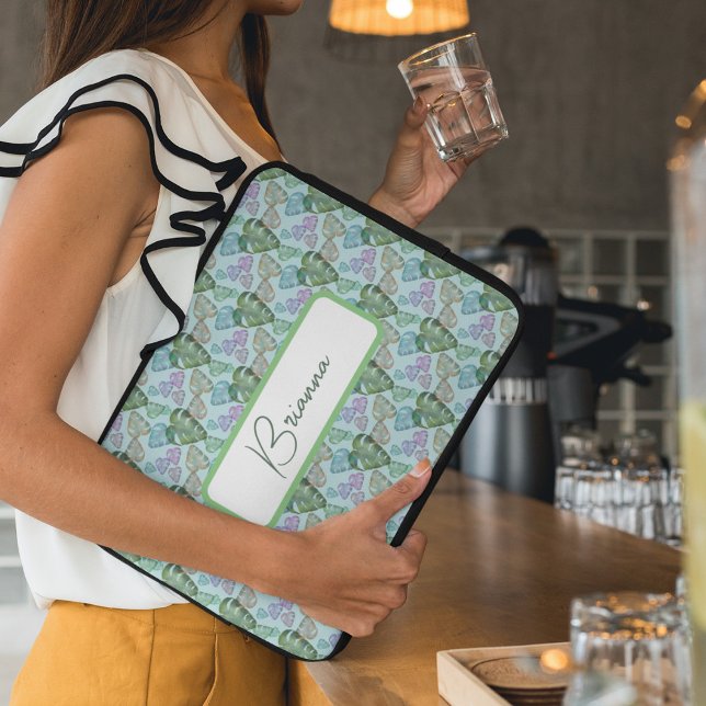 Frische Pasta machen Blätter Laptopschutzhülle (Von Creator hochgeladen)