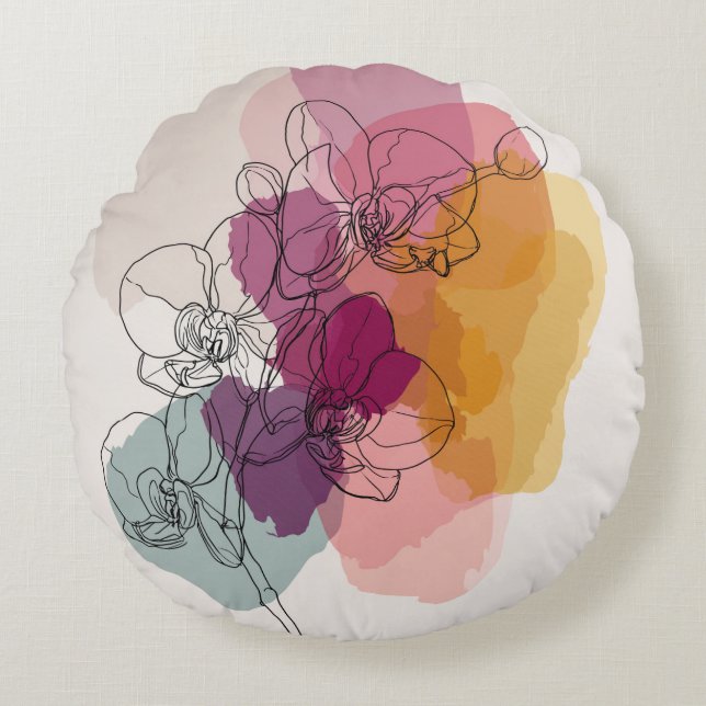 Frische Pasta machen Rundes Kissen (Vorderseite)