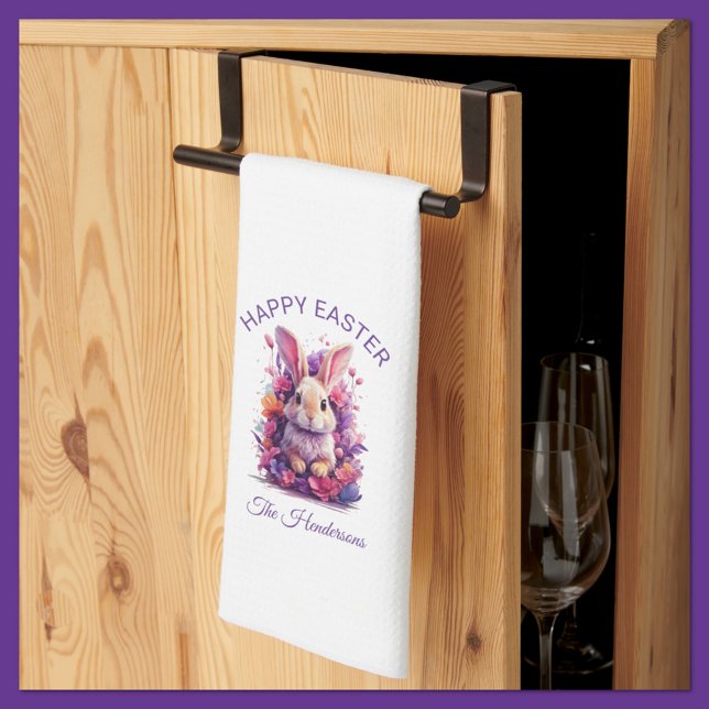 Frische Pastelle Ostern Bunny & Watercolor Florenz Geschirrtuch (Von Creator hochgeladen)