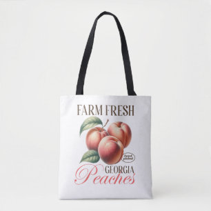 Frische Pfirsiche Vintages Pfirsichobstdesign