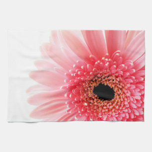 Frische Pinke Gerbera-Daisy-Fotografie Geschirrtuch