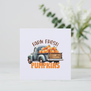 Frische Pumpkins - Rustikaler LKW