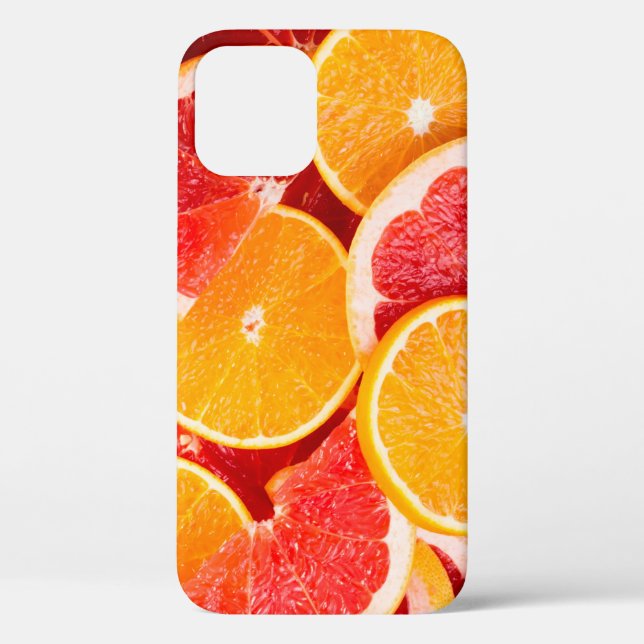 Frische reife Orange- und Grapefruituntergrund Case-Mate iPhone Hülle (Rückseite)