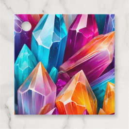 Frische Rock Crystal Kunst - Tags Geschenkanhänger