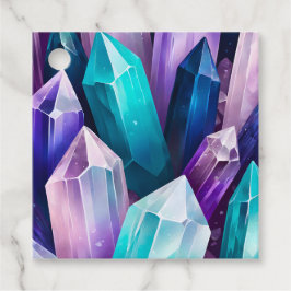 Frische Rock Crystal Kunst - Tags Geschenkanhänger