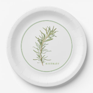 FRISCHE ROSEMARY 9" Round Paper Teller