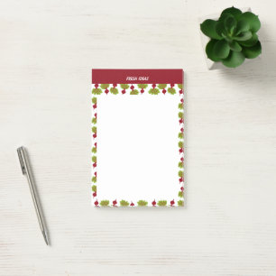Frische Rote-Beete-Kollektion Post-it Klebezettel